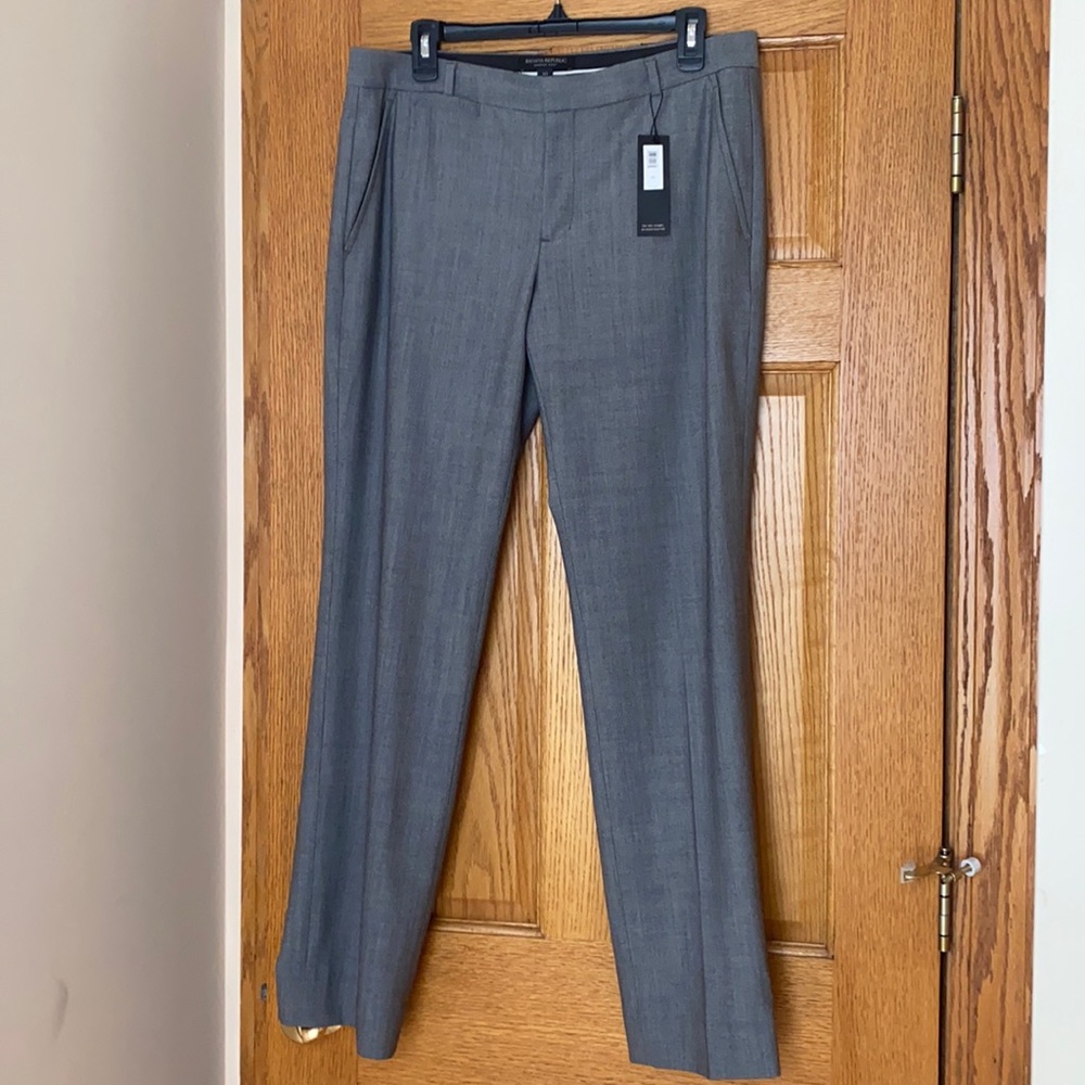 Banana Republic Harper Pants Gray Wool Blend